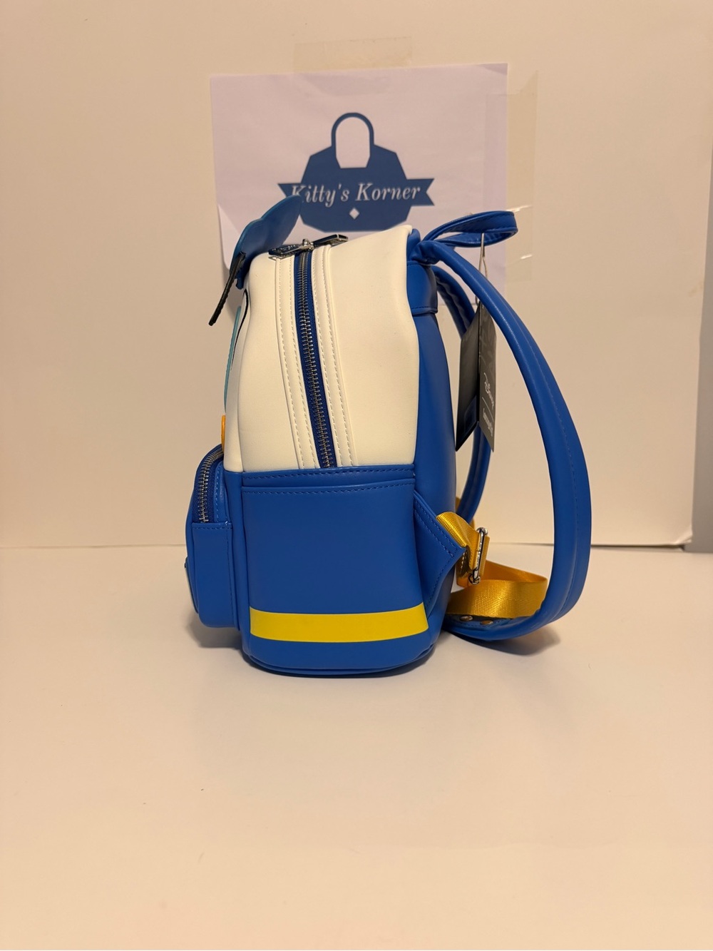 Disney Loungefly Donald Duck Blue Mini Backpack - Picture 3 of 11